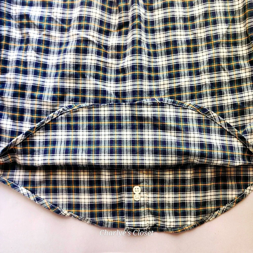 Ralph Lauren Boys Plaid Button Down Shirt 4| Back 2 School‎ Pics Preppy Playdate